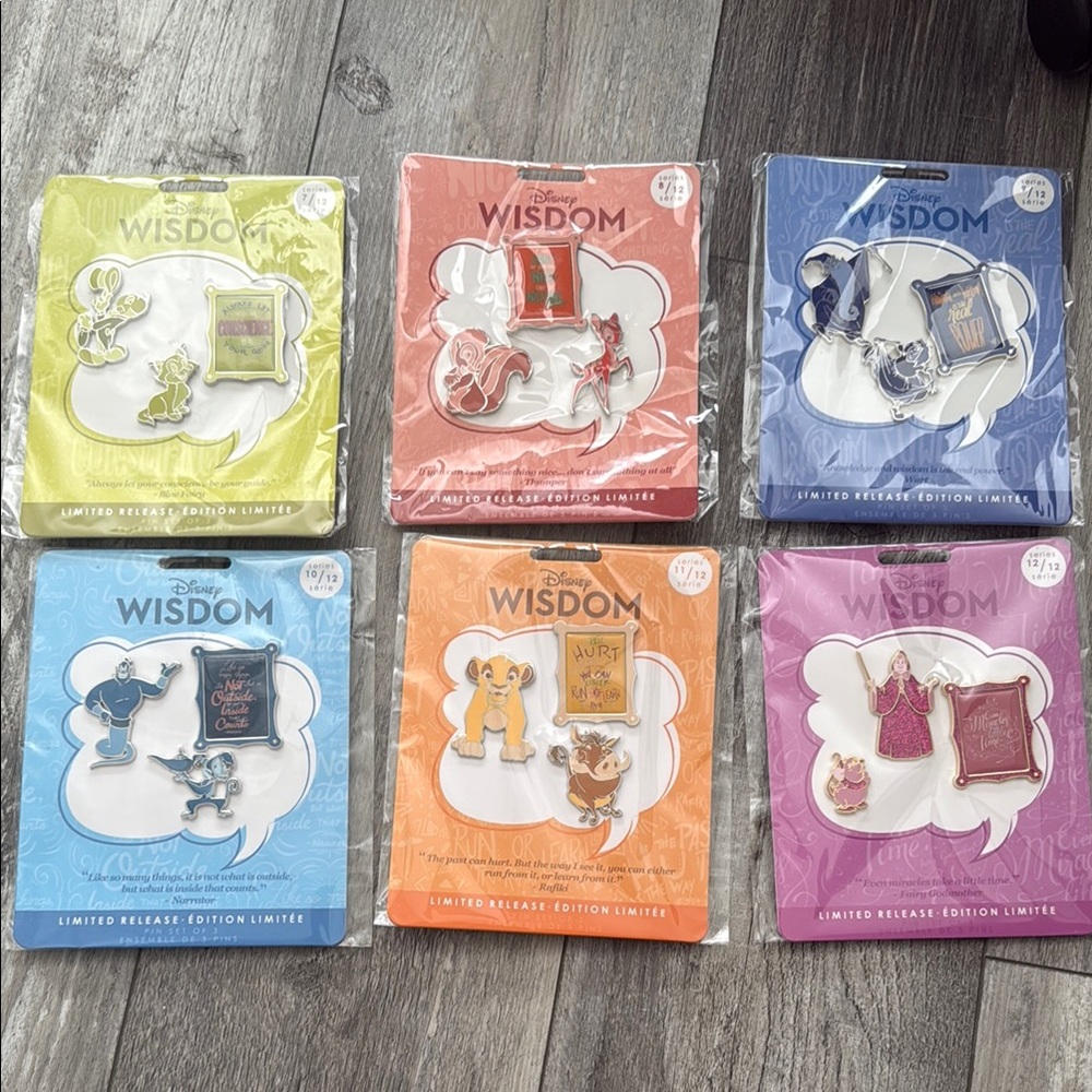 Disney Wisdom Limited Release Pin Collection - Multicolor